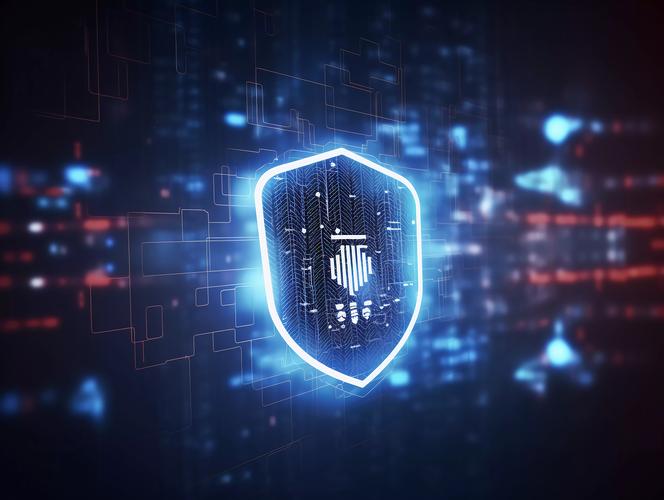 互联网现代化网络科技概念图网络安全防护盾牌概念
